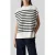 Closed Striped Vest Knits Ivory