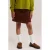 WE Fashion corduroy korte rok – cognac
