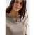 Street One Dames Shirt met uitsnijding in Beige
