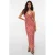 VERO MODA gestreepte maxi jurk roze