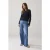 Summum Woman Sweater Macrame Knit Midnight Blue