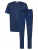 Mey Pyjama kort ‘Solid Night’  donkerblauw
