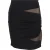 Alexander Wang minirok met meshaccenten in zwart rayon