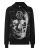 Fleece Hoodie Sweatshirt Glass Skull