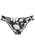 s.Oliver Bikinibroek  zwart / offwhite