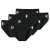 SCHIESSER Slip  zwart / wit