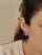 Hey Happiness Oorbellen ‘Bold Dome’  zilver