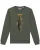 Watapparel Sweatshirt ‘Forelle’  safraan / olijfgroen / donkergroen / zwart