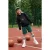 TRENDYOLKIDS Meisjes Zwart Hartjes Lang Regular fit Sweatshirts