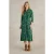 White Stuff Rua Jersey Shirt Dress Green Multi