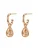 Hey Happiness Oorbellen ‘January Birthstone’  rose-goud