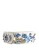 Dolce & Gabbana Witte Blauwe Bloemen Leren Stud Accessoire Schouderband