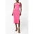 French Connection Textured Square Neck Maxi Dress Raspberry Sorbet
