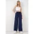 Hoge Taille Wijde Pantalon met Zak