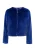 Faina Jas van imitatiebont Dames KONING BLAUW