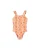WE Fashion Badpak  beige / oranje / pink