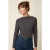 Marina Piper top in inktblauw
