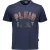 Plein Sport Block Logo Marineblauw T-shirt