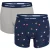 Happy Shorts 2-pack kerst boxershorts heren koekjes