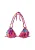 BUFFALO Bikinitop  geel / bessen / fuchsia / rood