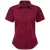 Premier Popeline blouse met korte mouwen / Gewoon werkoverhemd (Bourgondië)