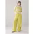 Summum Woman Wideleg Pant Sway Tencel Mimosa Yellow