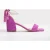 Illy Laag Block Hak Sandalen with Pearls