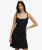 Geprinte Cami Minijurk Black