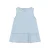 Daily7 peplum top light blue denim