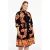 YOEK gebloemde jurk Plus Size – blauw