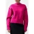 French Connection Lorena L/s High Nk Jumper Lum Pink/bkd Cherry