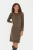SAINT TROPEZ Jurk  chocoladebruin