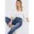 Street One Dames Jeans met destroyed details in Blauw