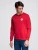 Ombre Sportsweatshirt  donkerrood