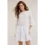 Motivi Mini Dress With Broderie Anglaise Ruffles White