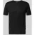 OLYMP Level Five T-shirt van mix van linnen en elastaan met ronde hals