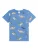 Lindex Shirt ‘Dino’  hemelsblauw / lichtblauw / groen / zwart