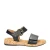 Gabor Comfort leren sandalen zwart