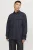 JACK & JONES PREMIUM linnen comfort fit overshirt donkerblauw
