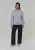 South Beach Sweatshirt  grijs gemêleerd / lichtroze