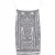 Herve Leger minirok van bedrukte jacquardstof in zwart-wit rayon.