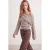 TRENDYOLMİLLA Dames Meerkleurig Effen Lang Getailleerd Blouses