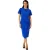 Biba Midi-jurk met uitsparing voor dames (Blauw)