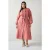 LK Bennett Sophie Check Shirt Dress Orange