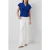 French Connection Carmen Crepe Blouse Cobalt Blue