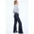 H74 Slim Fit Jeans met wijde pijpen