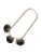 SOHI Ketting ‘Marilene’  goud / zwart
