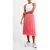 French Connection Pleated Solid Midi Skirt Red