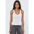 V-hals Geribbelde Tanktop