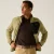 Regatta Heren Frankie Borg Fleece Jas (Desert Beige/Zwart)